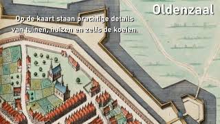 Oude Stadskaart Van Oldenzaal Door Joan Blaeu 1649