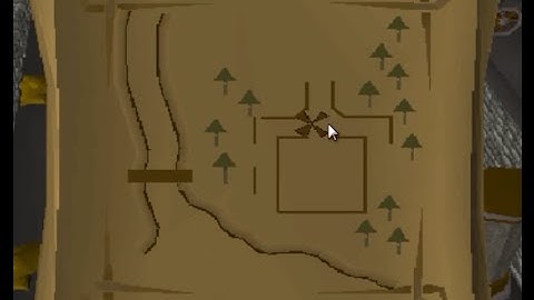 Runescape 2007 - Easy Clue Scroll Guides - Map #8