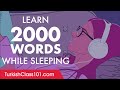 Turkish conversation learn while you sleep with 2000 words