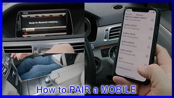 How to Pair a Mobile To The Bluetooth Audio System in a 2014 Mercedes Benz E Class