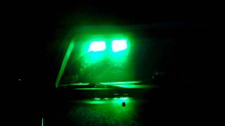 Green Green Led Visor And Dash Strobe Light