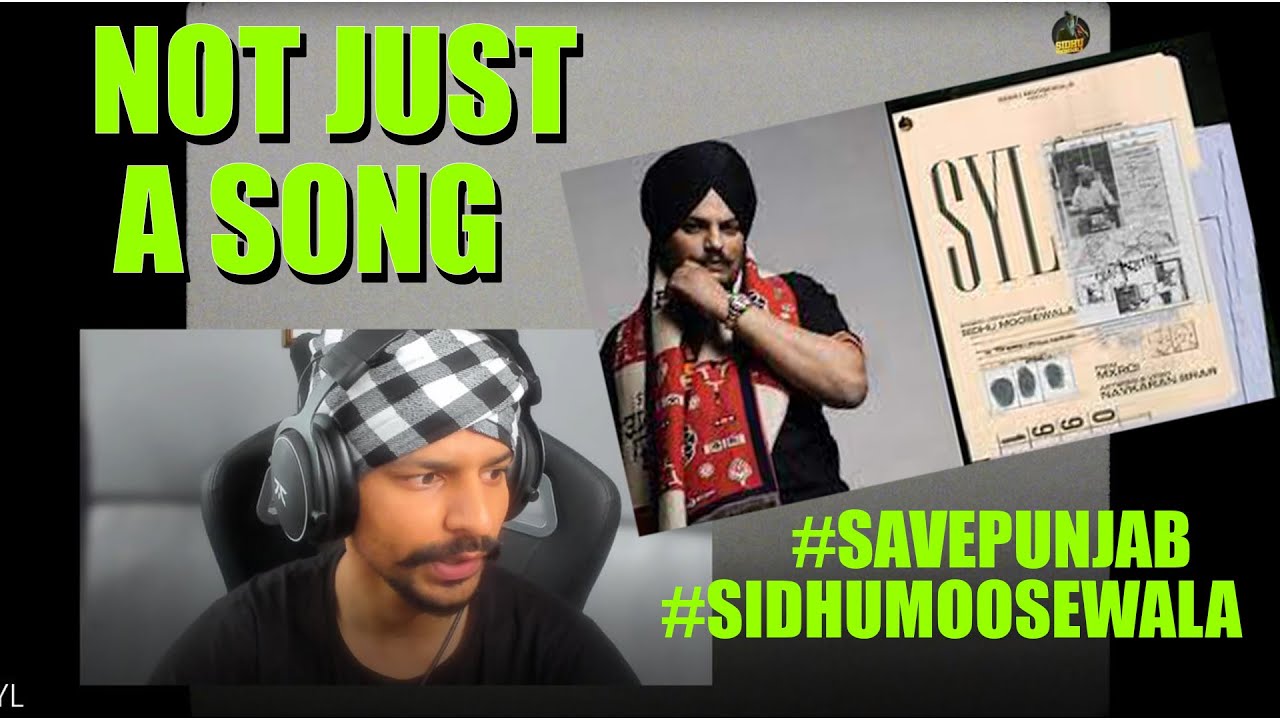 Reaction on SYL (Official Video) SIDHU MOOSE WALA