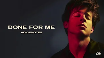 Charlie Puth - Done For Me [Official Instrumental]