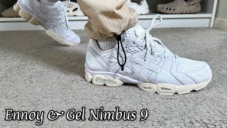 Ennoy & Asics Gel Nimbus 9 Review& On foot
