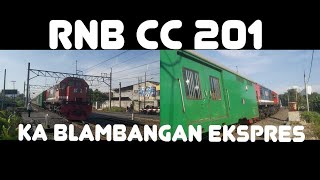 LOKOMOTIF RNB CC 201 DAN KESIBUKAN KERETA API PAGI DI JPL.81 BEKASI (5/4/26)