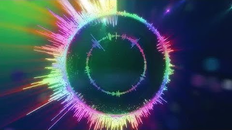 Colorful Equalizer Flashing Stock Motion Graphics