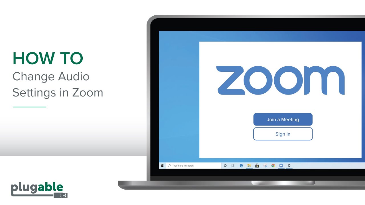 zoom presentation audio