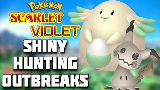 LIVE! SHINY HUNTING MASS OUTBREAKS IN POKEMON SCARLET AND VIOLET!