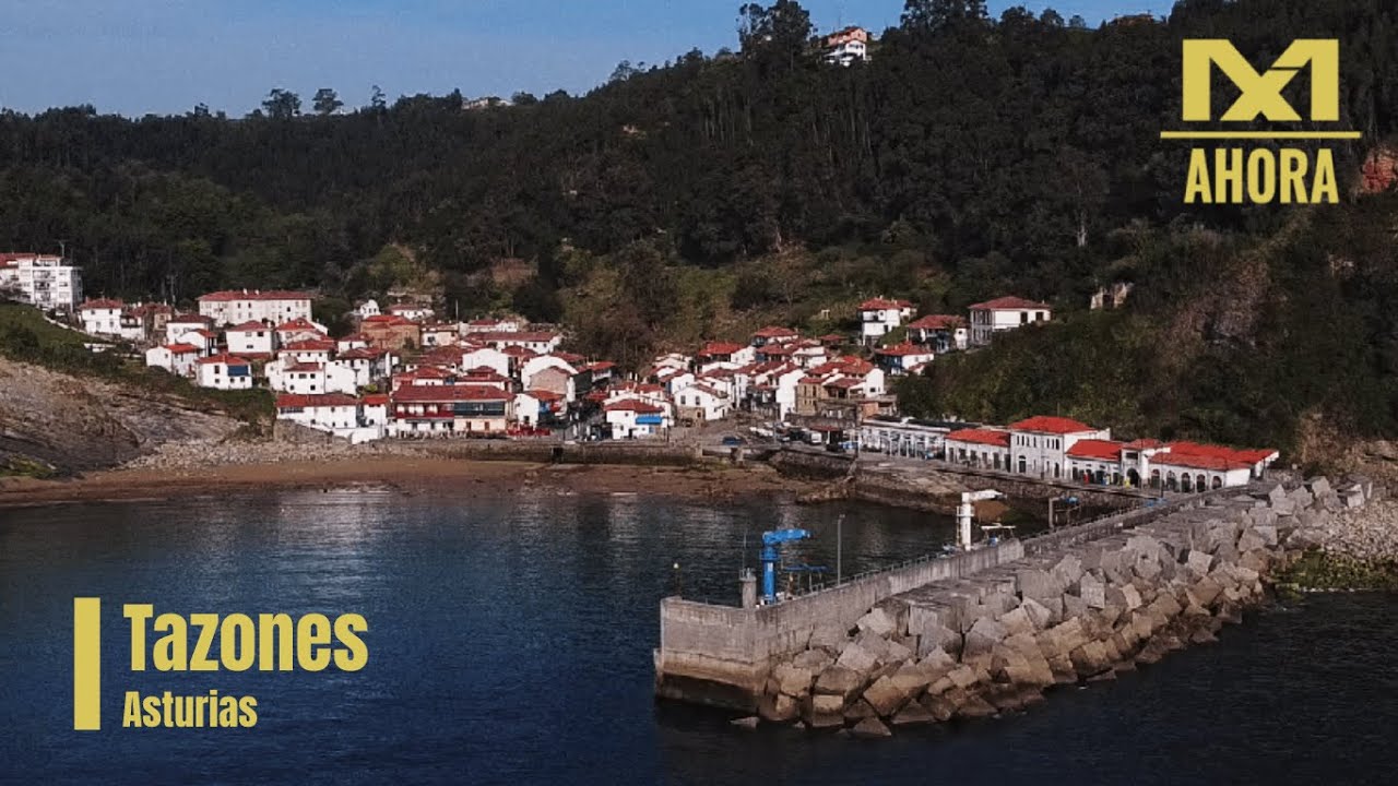 PUERTO DE TAZONES (VILLAVICIOSA - ASTURIAS) A VISTA DE DRON