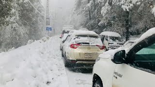 Murree Live Today Weather News Murree Mall Road Live Snowfall Heavy Snowfall 2024 #trending #murree