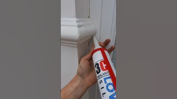 Mastic Man- Silicone Sealant Application to external window #satisfying #masticman #howto
