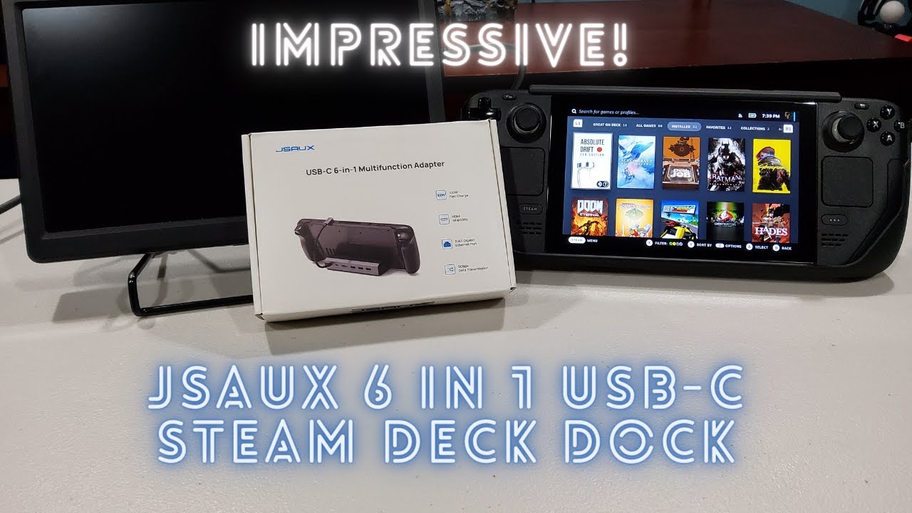 JSAUX Upgraded Steam Deck Dock