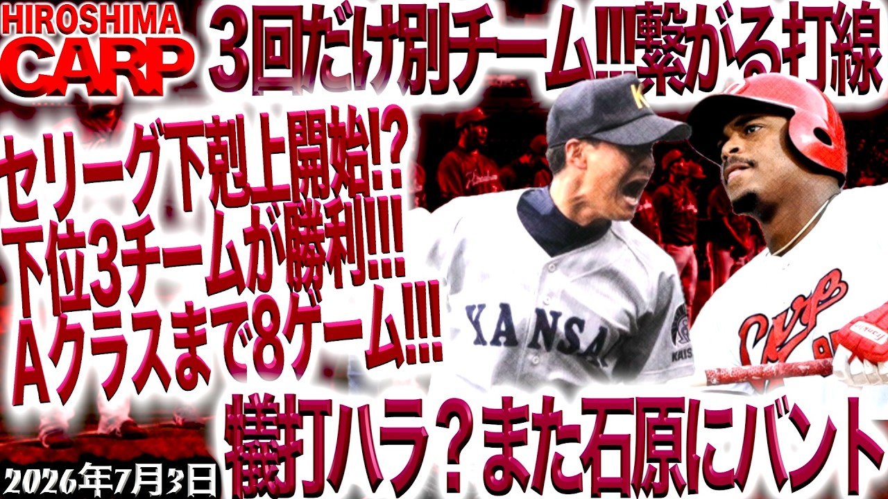 もう怖くない!!!【広島カープ】vs.阪神タイガース!!!この勢いで村上