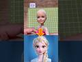 SHOCKING Transformation: This Old Barbie Became Elsa?! ❄️#shorts