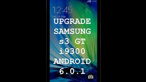 This is HOW  to UPGRADE THE SAMSUNG S3 GT i9300 to ANDROID 6 Marshmallow (Links &  Tools)