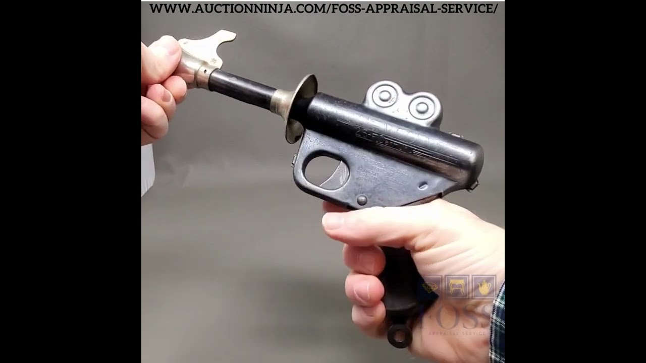 Vintage Buck Rogers 25th Century Daisy Steel Toy Cocking Pop Ray Gun