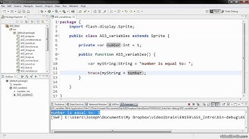 ActionScript 3.0 Chapter 4.1 Variables