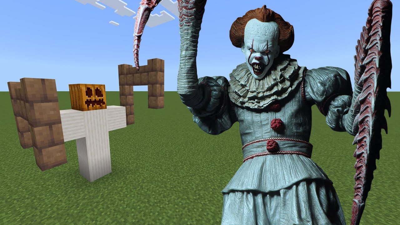 Praying Mantis Pennywise Addon in Minecraft PE Bedrock - YouTube