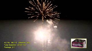Салют на 200 выстрелов Countdown finale MC115