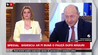 Traian Băsescu îi recomandă lui Bolojan să pună o pauză la măsurile de austeritate. B1TV_24 feb.2026