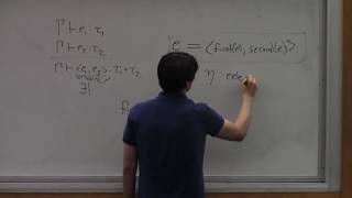 Programming Languages Background 4 - Dan Licata - OPLSS 2017