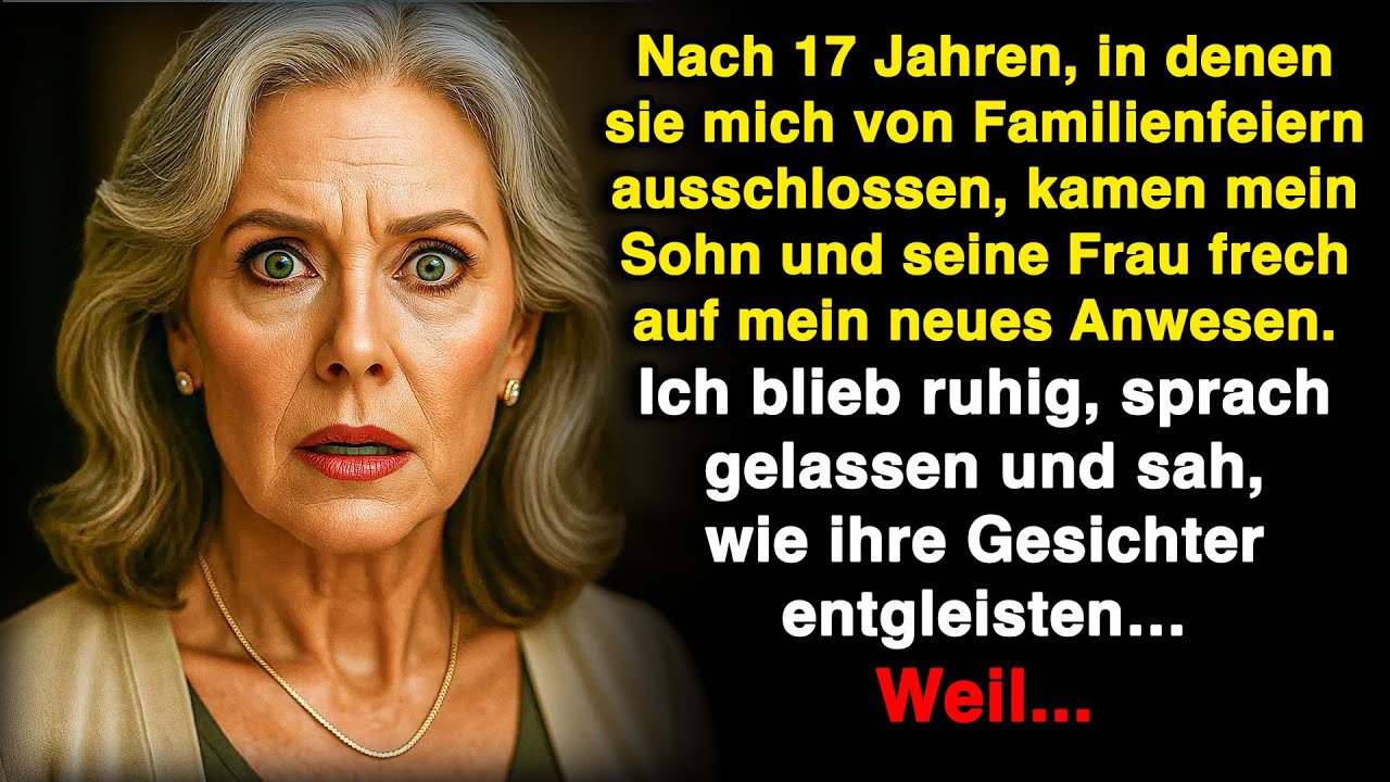 Nach 17 Jahren der Ausgrenzung tauchten mein Sohn und seine Frau plötzlich bei mir auf!