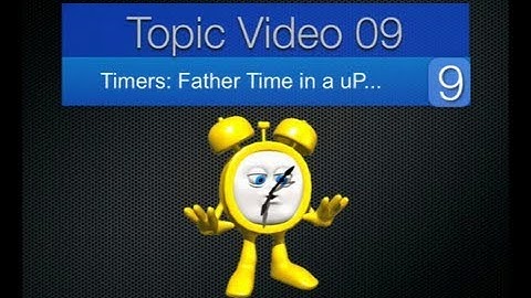 Topic09 - Introduction to Timers