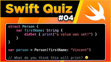 Swift Quiz #04 – Property Observers and Initializers