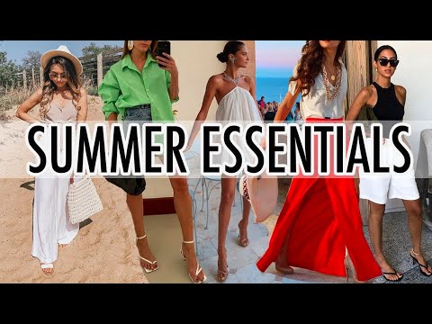 Summer Clothing Essentials! How to look CHIC when it's HOT! 2022 - YouTube