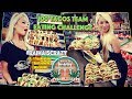 UNDEFEATED 100 Taco Tuesday Team Eating Challenge | 100 Tacos for $100 | RainaisCrazy 13lbs of Tacos