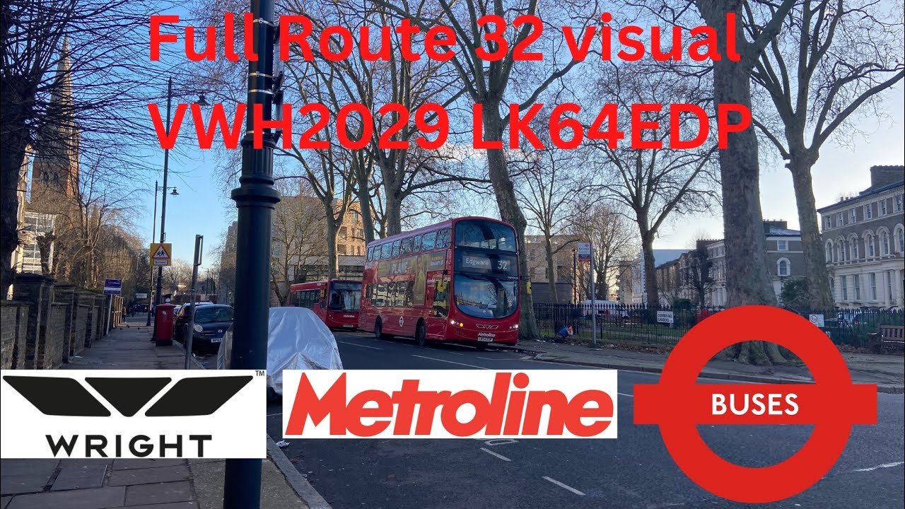 Full Route 32 Visual Kilburn Park Edgware Station VWH2029 full-route-32-visual-kilburn-park-edgware-station-vwh2029