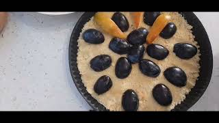 Песочный пирог с фруктами