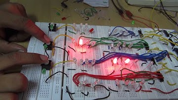 LED Simulation of Fruit Catcher