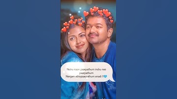 Thumbnail of Yaar indha saalai oram whatsapp status //tamil song whatsapp status //vijay//amala paul #shorts