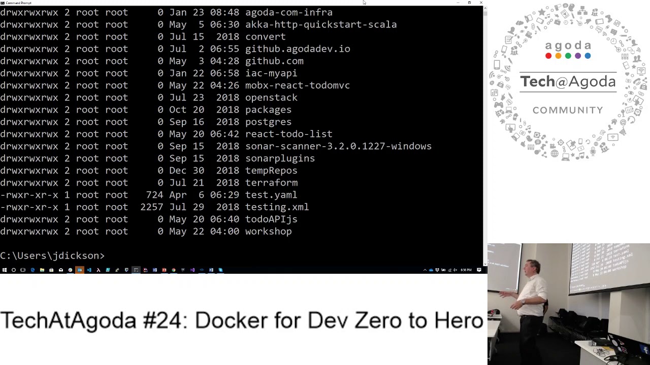 TechAtAgoda #24 : Docker for Dev Zero to Hero - YouTube