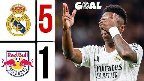 Real Madrid vs RB Salzburg 5-1 Goals & Extended Highlights | Champions League 2024/25