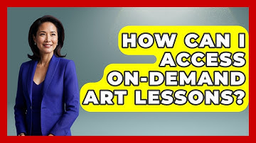 How Can I Access On-Demand Art Lessons? | The Virtual Art Desk News