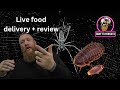 Live food delivery and review #tamworthlivefoods