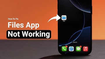 How to Fix Files App Not Working on iPhone?