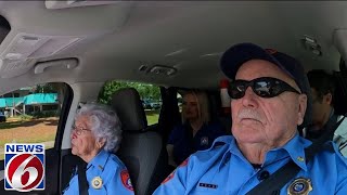 This police department volunteer is still going at 100