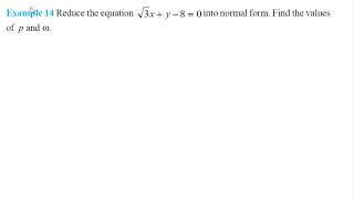 Equation of a Line: Normal form | Q14 | Class 11th [Hindi] by VEDSSK 10 views 1 year ago 5 minutes, 51 seconds