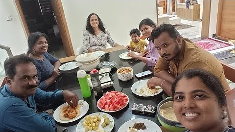 തിലകത്തിന്റെ വീട്ടിൽ ഒരു വൈകുന്നേരം 😍#foodie  vlog#love #relatives #evening #film