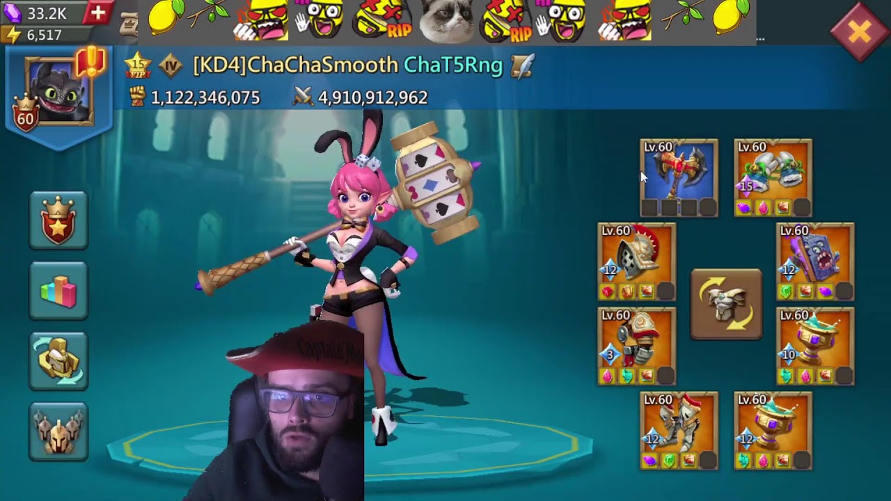 MIGRATION DAY WITH KD4 AND FACE CAM!  - Lords Mobile