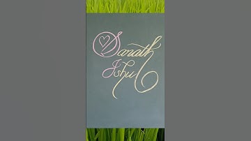 comments your name#drona calligraphy #shorts#signature#style#request#