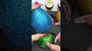 DIY 6 Rainbow Mesh Stress Balls Mixing Chocolate Candy SPRUNKI