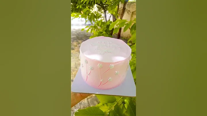 Simple vanilla cake design | vanilla cake #amjadtwinsbaker #cake #cakedesign  #yummy #vanilla #fyp