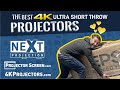 5 Best 4K Ultra Short Throw Projectors