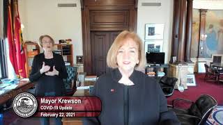 mayor krewson's covid-19 update - february 22, 2021