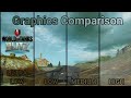 WOT Blitz Graphics Comparison // Ultra Low Vs High