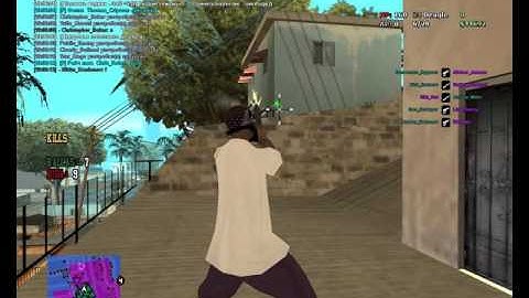 SAMP RP 09 Ballas VS Rifa